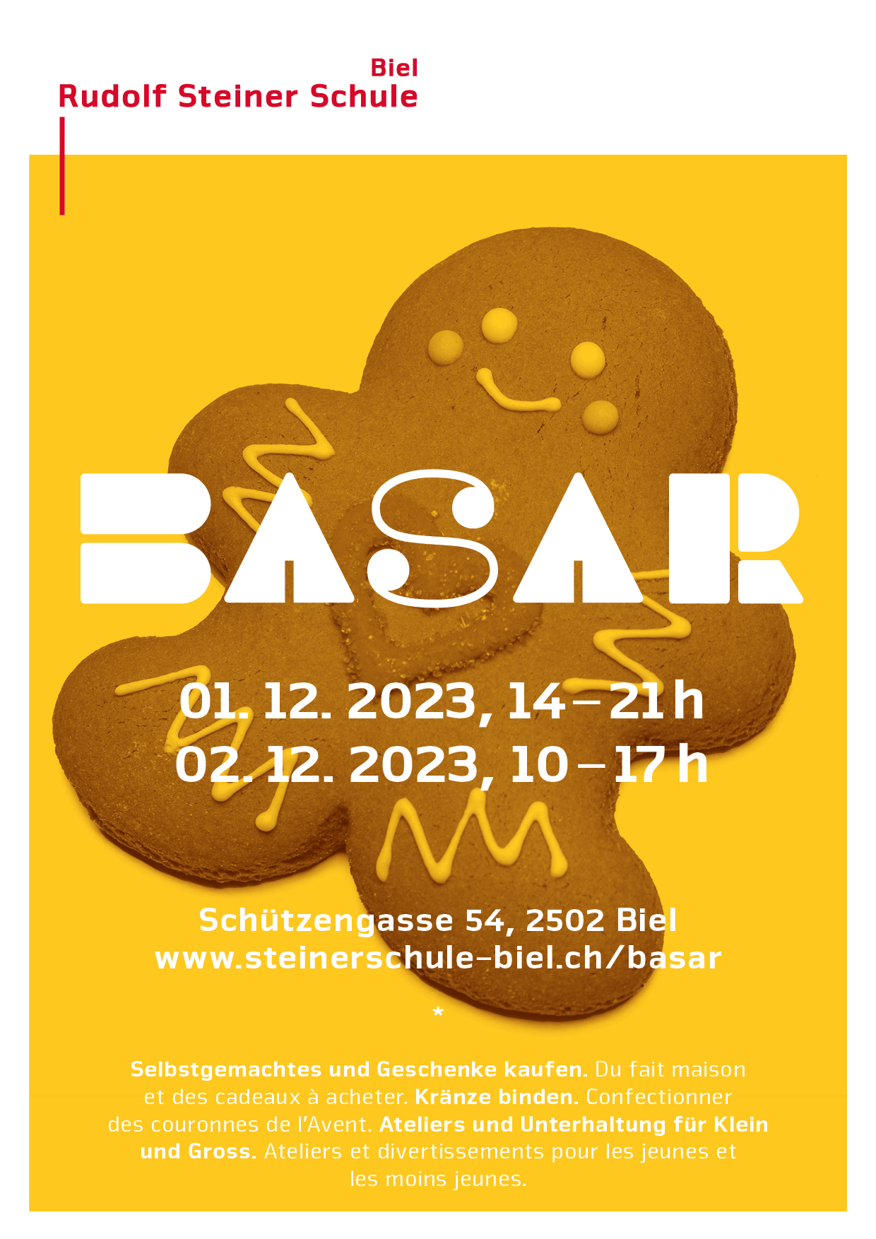 Rudolf Steinerschule Biel - Basar 2022 - Geländeplan